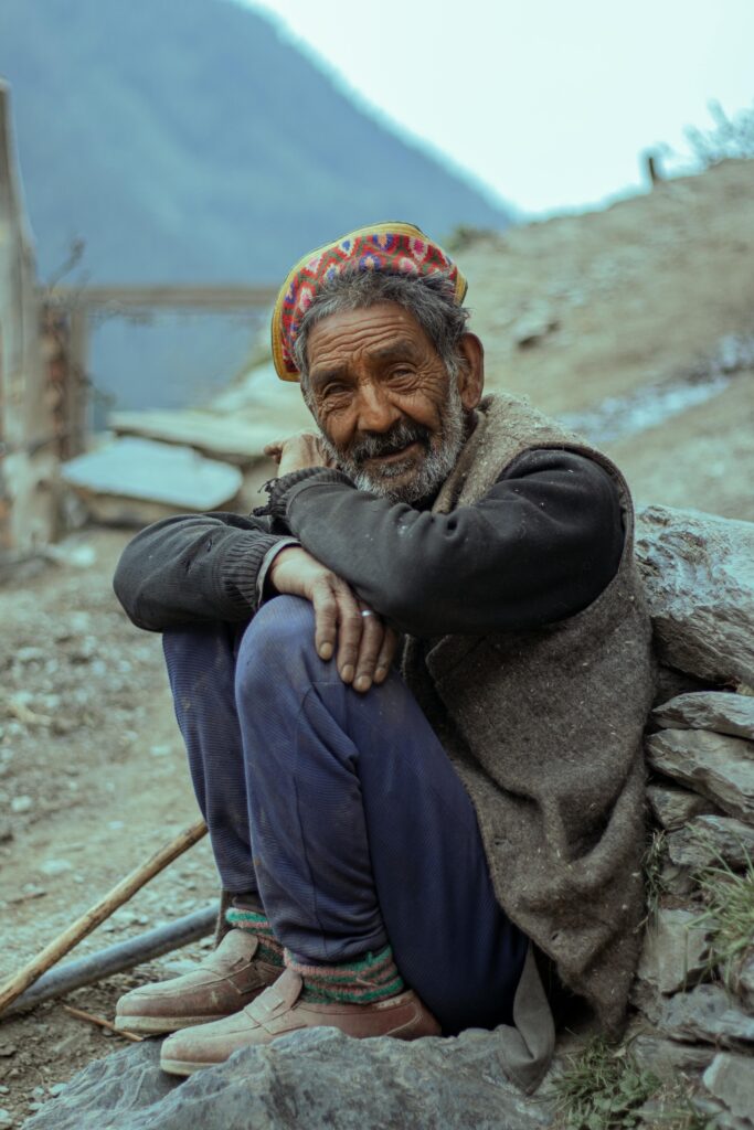 kangra local old man