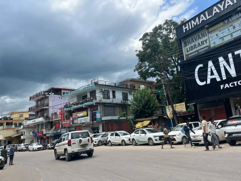 Ghumarwin Market main road