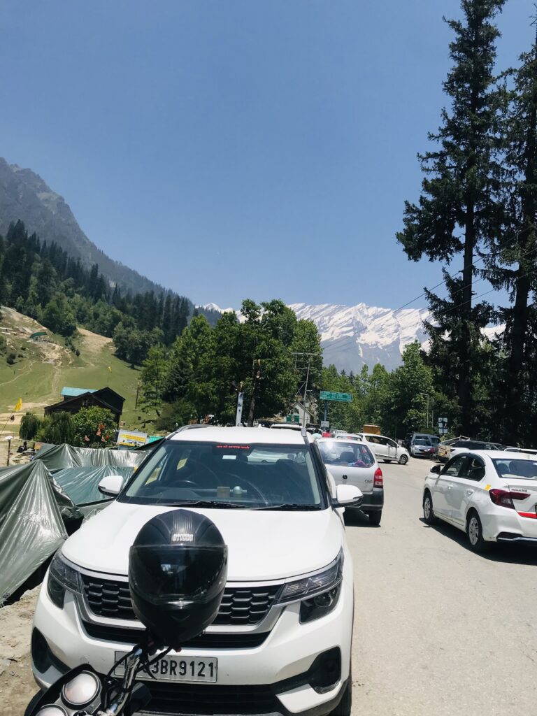 solang valley manali road