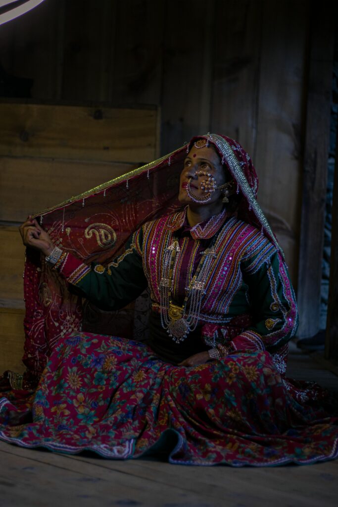 kugti village chamba women in traditional clothes